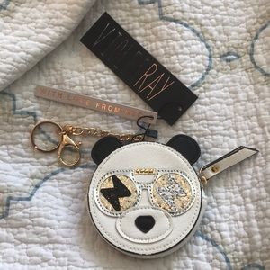 NWT Violet Ray Bear Coin Purse